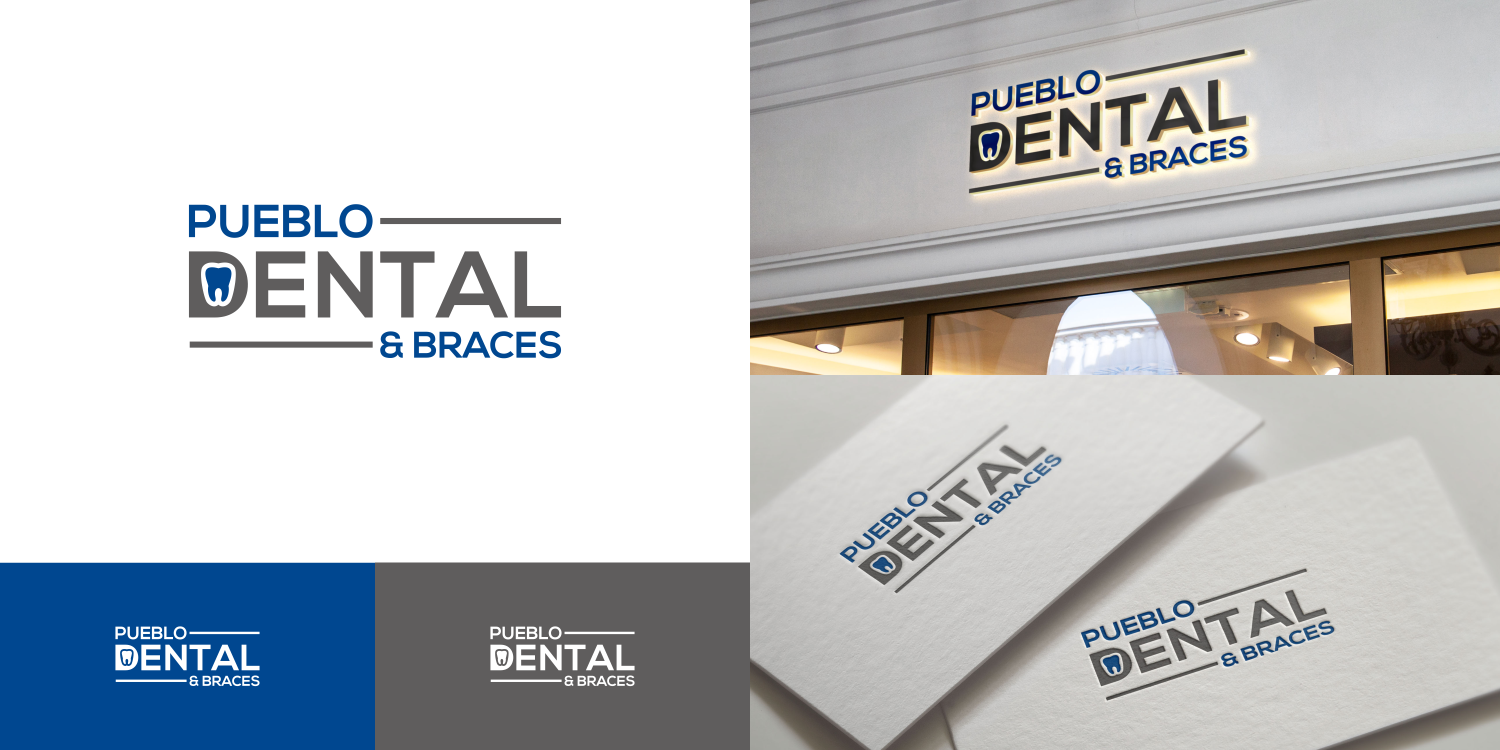 Logo Design by Tukang Angon Kebo for Pueblo dental and braces  | Design #14927440