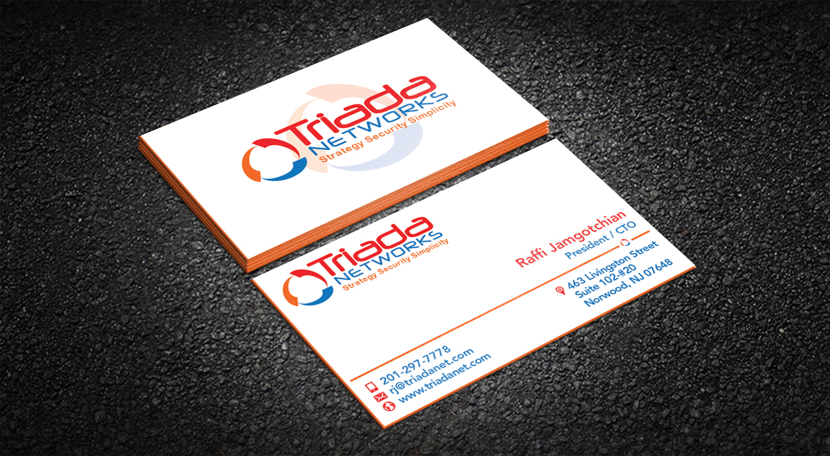 Business Card Design by Ethien for Triada Networks LLC | Design #14896647