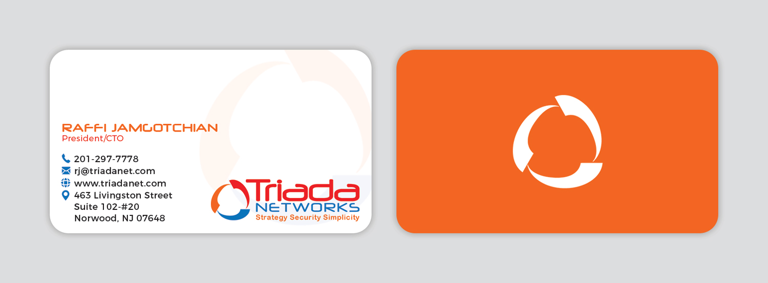 Business Card Design by MIND for Triada Networks LLC | Design #14887490