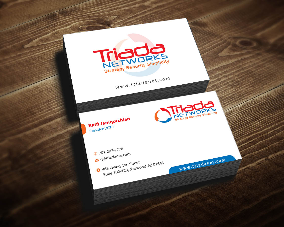 Business Card Design by Infinitive Technology for Triada Networks LLC | Design #14905667