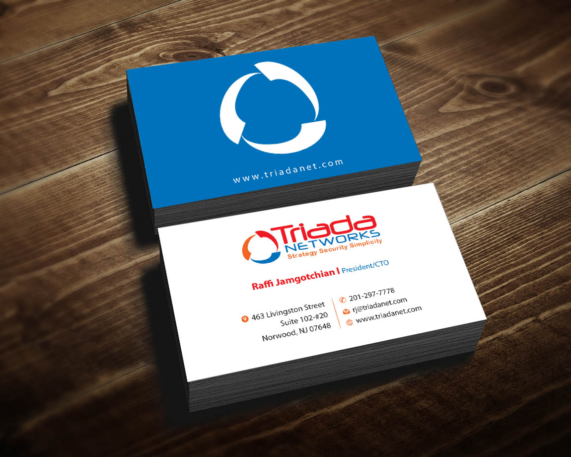 Business Card Design by Infinitive Technology for Triada Networks LLC | Design #14905669
