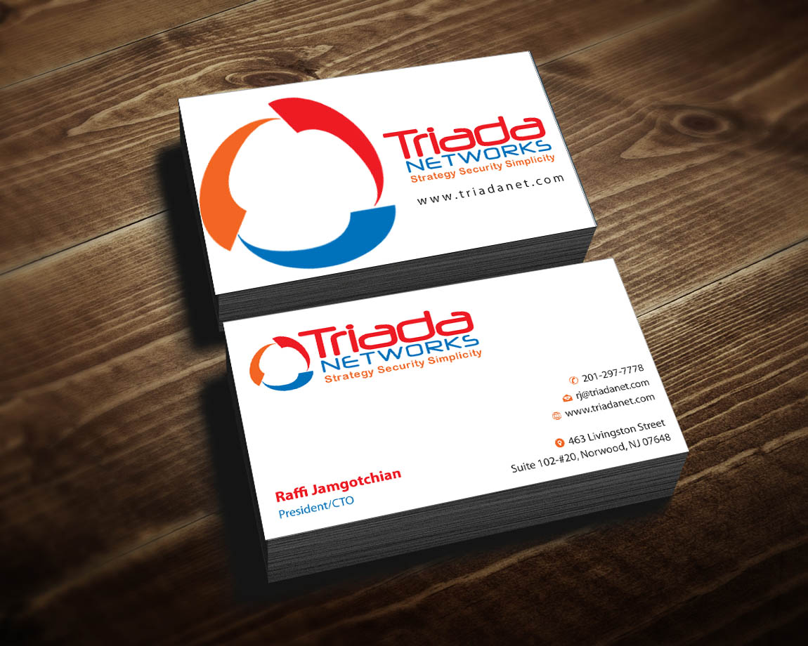 Business Card Design by Infinitive Technology for Triada Networks LLC | Design #14905734