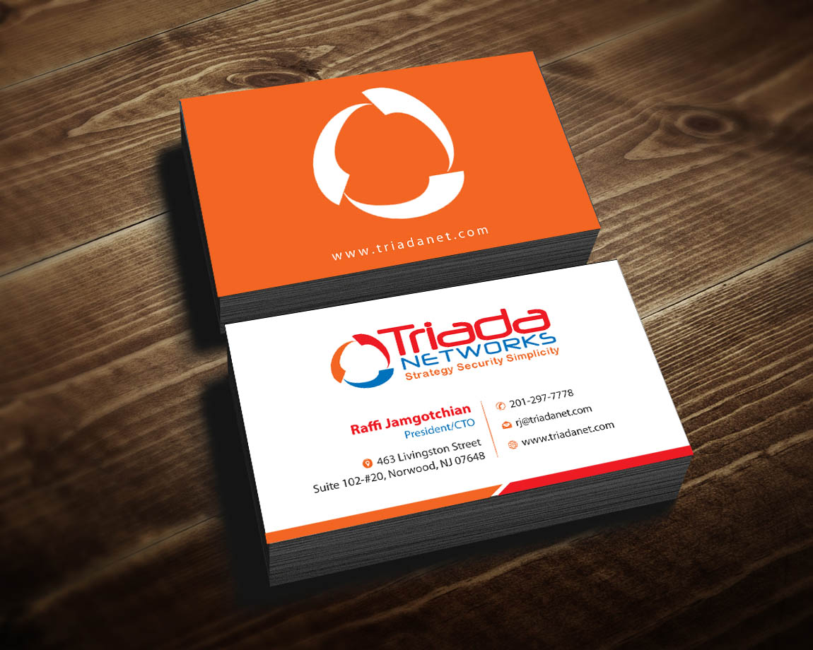 Business Card Design by Infinitive Technology for Triada Networks LLC | Design #14905736