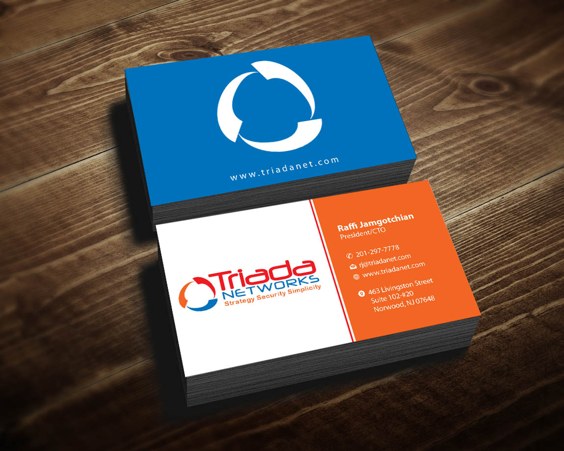 Business Card Design by Infinitive Technology for Triada Networks LLC | Design #14905738