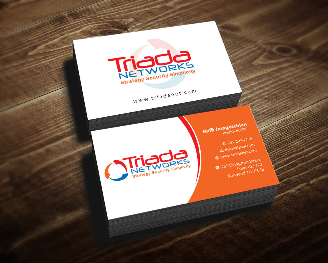 Business Card Design by Infinitive Technology for Triada Networks LLC | Design #14906034