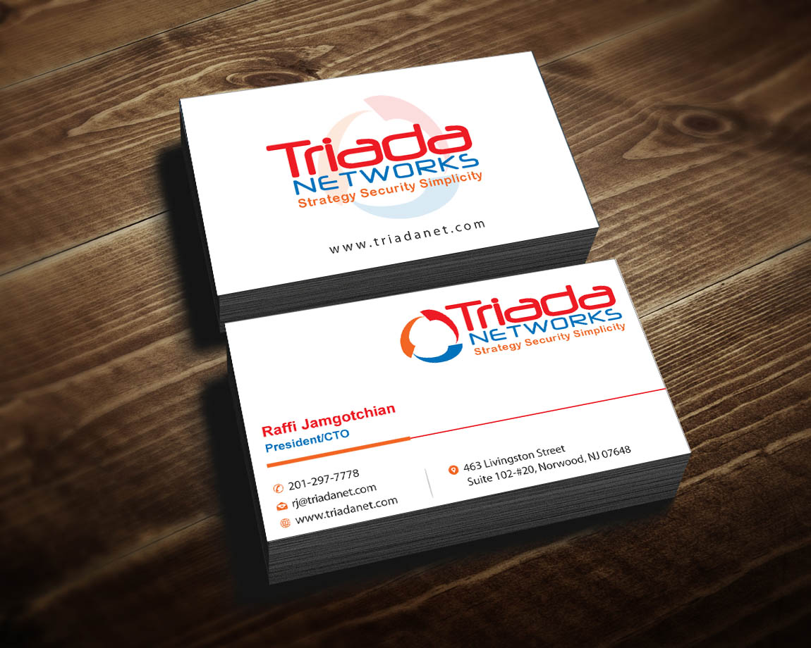 Business Card Design by Infinitive Technology for Triada Networks LLC | Design #14906037