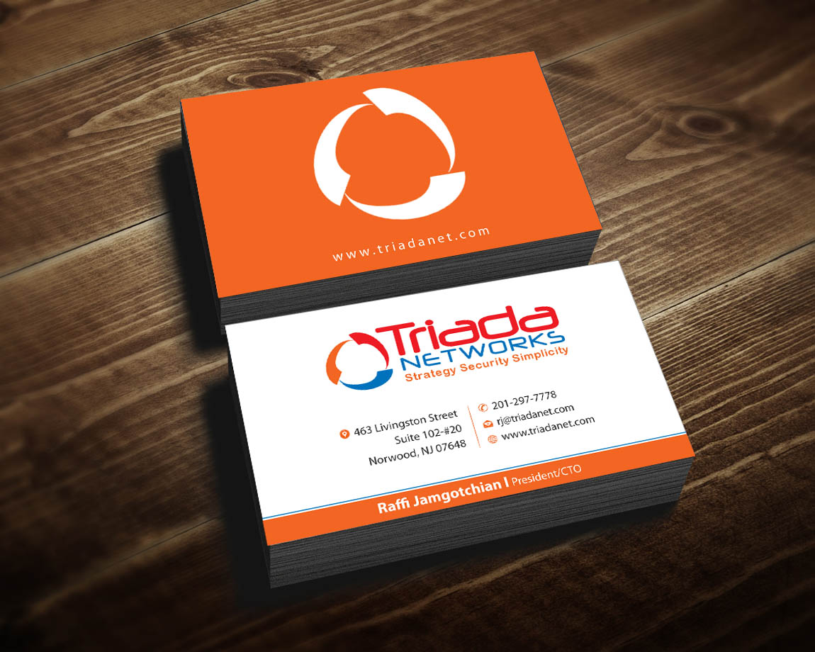 Business Card Design by Infinitive Technology for Triada Networks LLC | Design #14906077