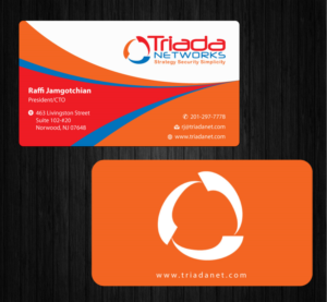 Business Card Design by Infinitive Technology for Triada Networks LLC | Design: #14906164