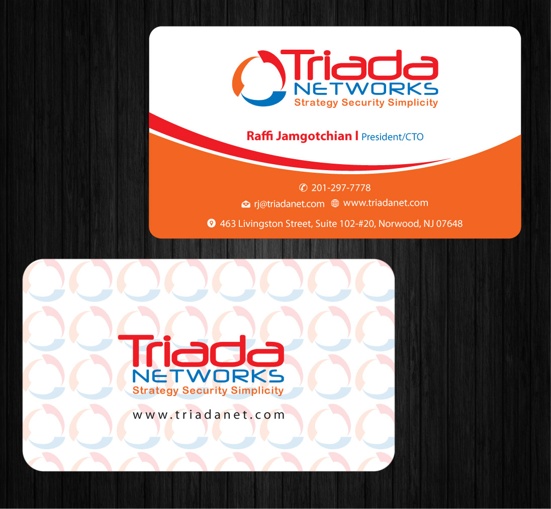 Business Card Design by Infinitive Technology for Triada Networks LLC | Design #14906165