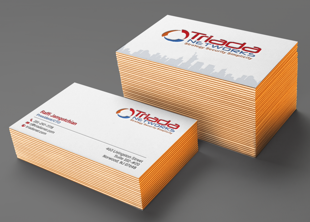 Business Card Design by chandrayaan.creative for Triada Networks LLC | Design #14892130