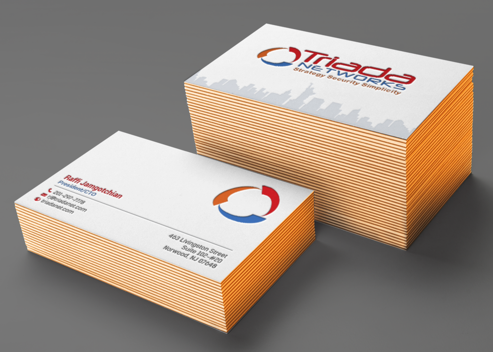 Business Card Design by chandrayaan.creative for Triada Networks LLC | Design #14892131