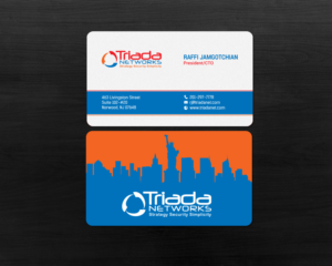 Business Card Design by chandrayaan.creative for Triada Networks LLC | Design: #14892182