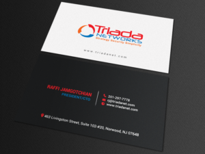 Business Card Design by chandrayaan.creative for Triada Networks LLC | Design: #14892313