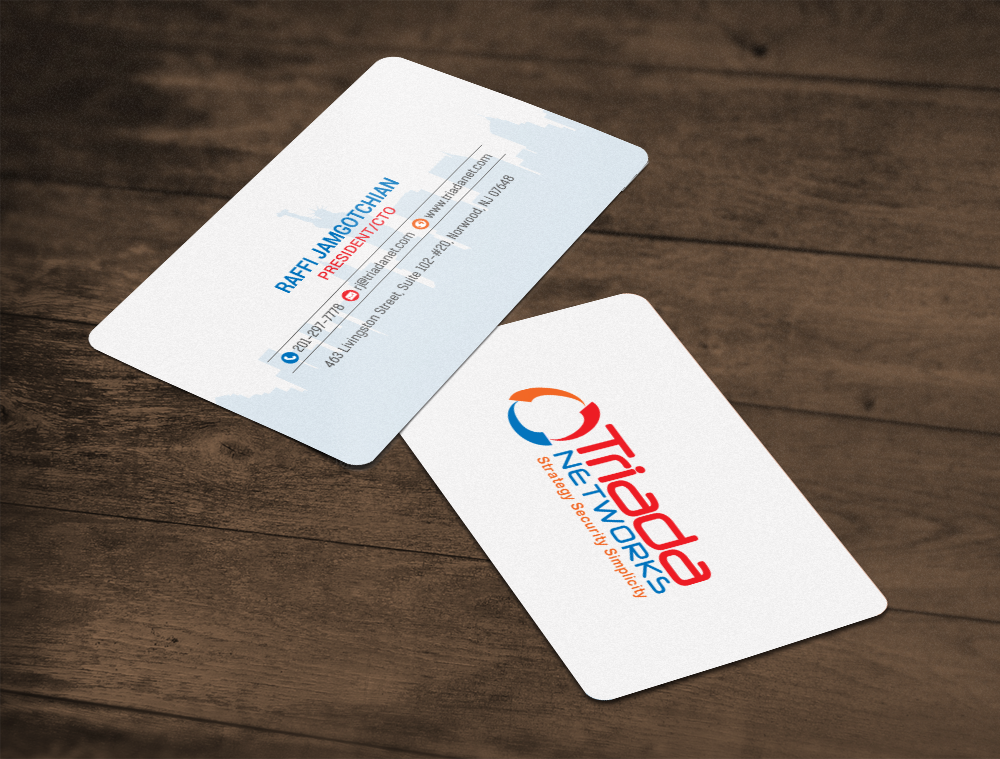 Business Card Design by chandrayaan.creative for Triada Networks LLC | Design #14893012