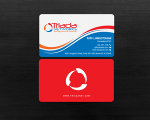 Business Card Design by chandrayaan.creative for Triada Networks LLC | Design: #14893013