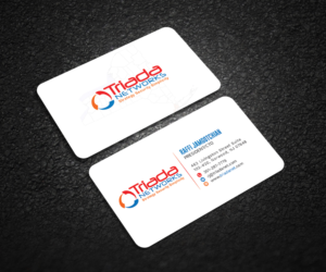 Business Card Design by Graphic Flame for Triada Networks LLC | Design: #14889007