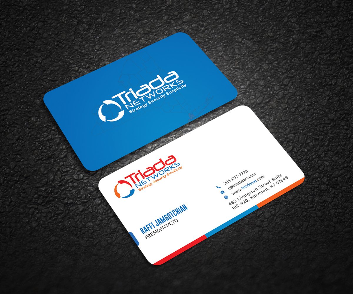 Business Card Design by Graphic Flame for Triada Networks LLC | Design #14889010