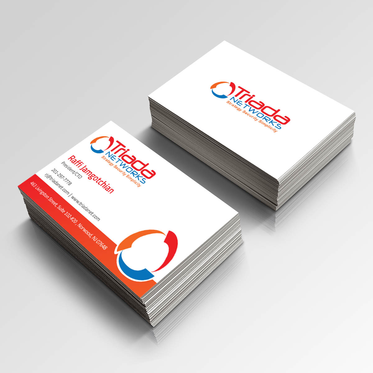 Business Card Design by e-graphics for Triada Networks LLC | Design #14890433