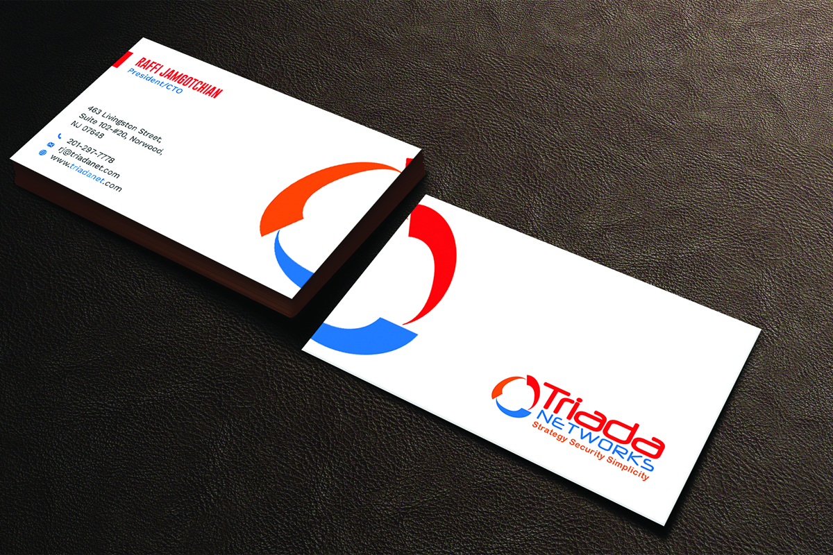 Business Card Design by Tripti Ranjan Gain for Triada Networks LLC | Design #14881901