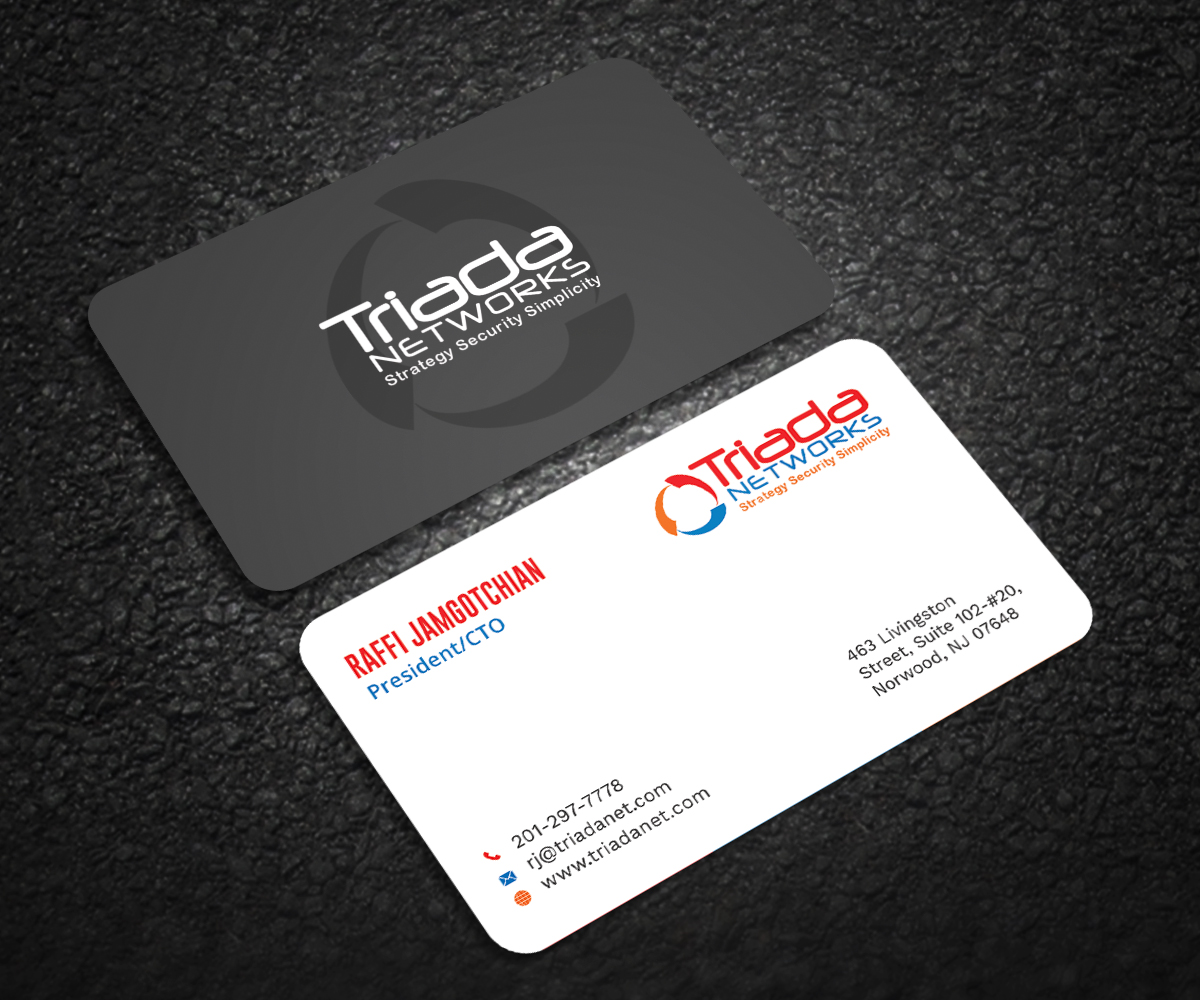 Business Card Design by Tripti Ranjan Gain for Triada Networks LLC | Design #14883695