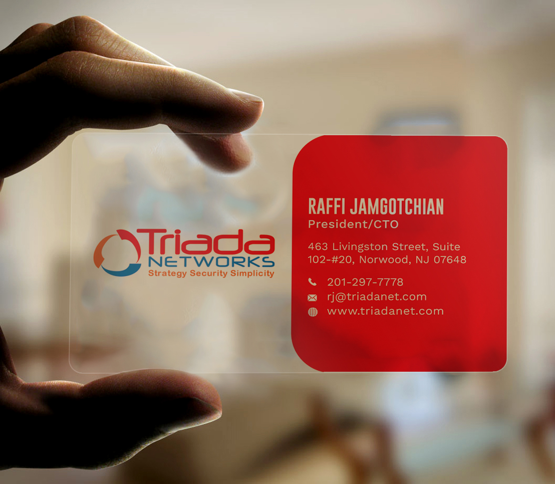 Business Card Design by Tripti Ranjan Gain for Triada Networks LLC | Design #14883722
