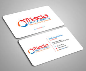 Business Card Design by Arifuzzaman Shovon for Triada Networks LLC | Design: #14881971