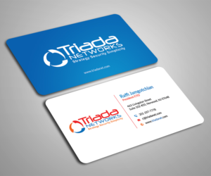 Business Card Design by Arifuzzaman Shovon for Triada Networks LLC | Design: #14881980