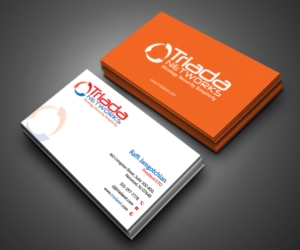 Business Card Design by Arifuzzaman Shovon for Triada Networks LLC | Design #14882022