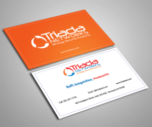 Business Card Design by Arifuzzaman Shovon for Triada Networks LLC | Design: #14882355