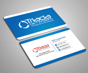 Business Card Design by Arifuzzaman Shovon for Triada Networks LLC | Design: #14882567