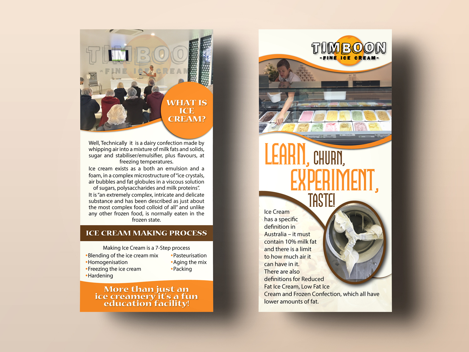 Flyer Design by Impressive Sol for Timboon Fine Ice cream | Design #14880027