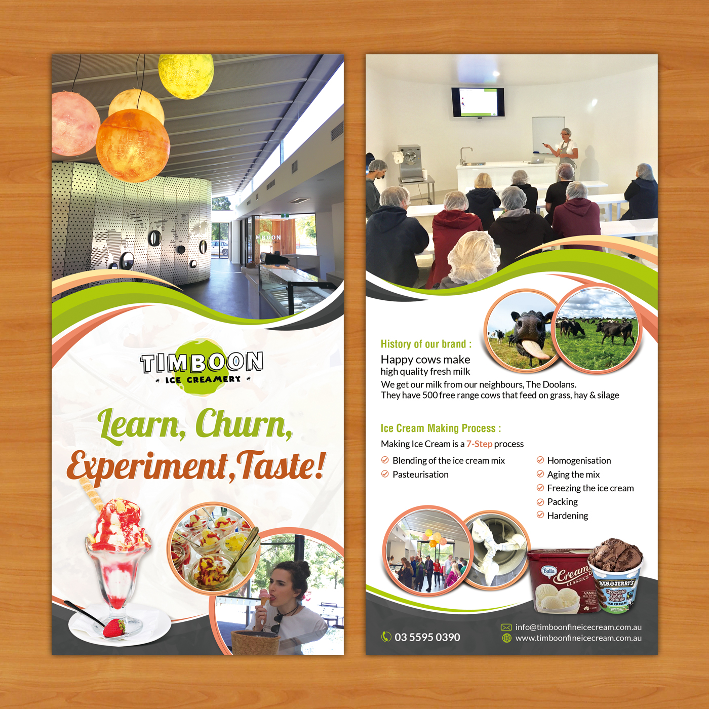 Flyer-Design von debdesign für Timboon Fine Ice cream | Design #14877611