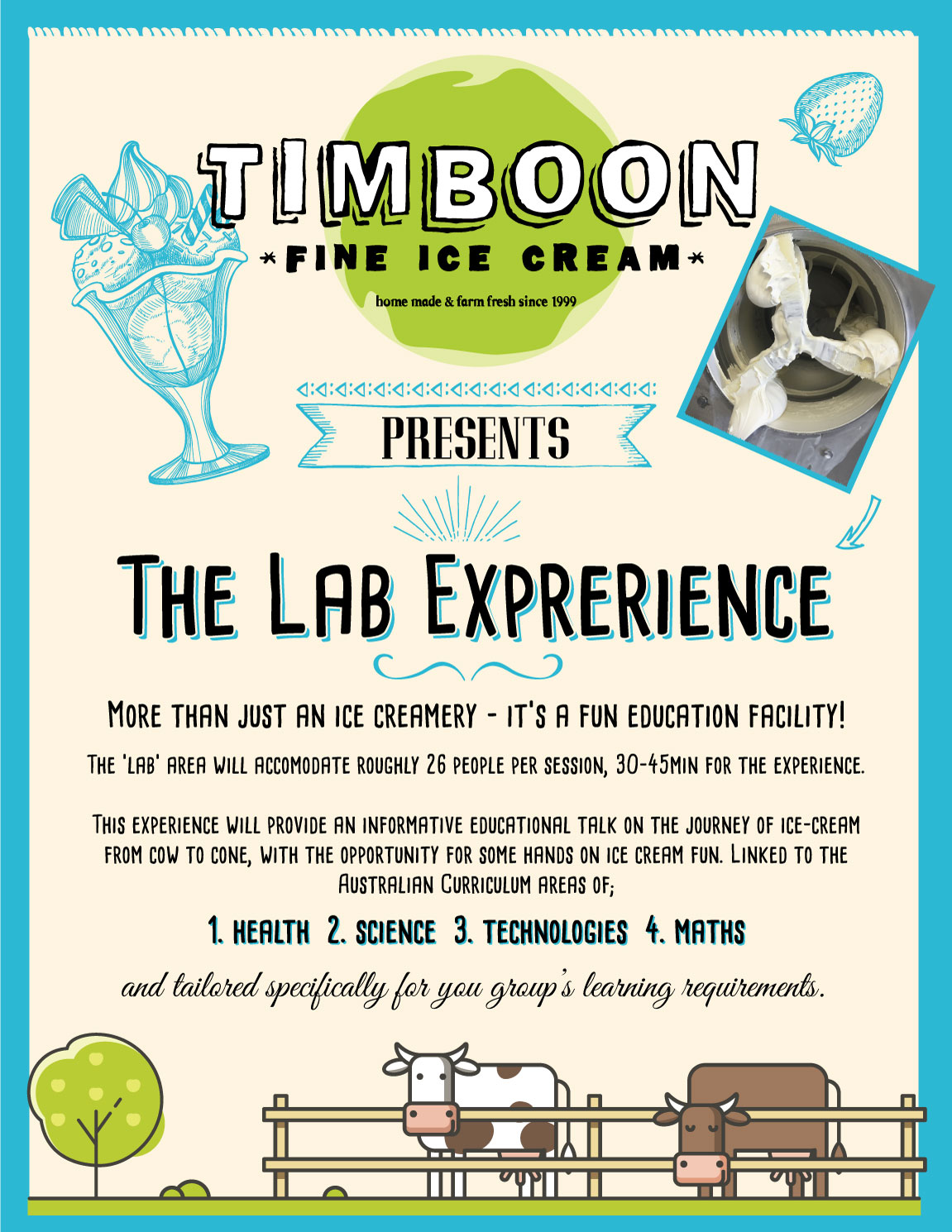 Flyer-Design von eduard131 für Timboon Fine Ice cream | Design #14880581