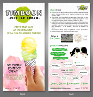 Design de Flyer par SAI DESIGNS pour Timboon Fine Ice cream | Design : #14944231