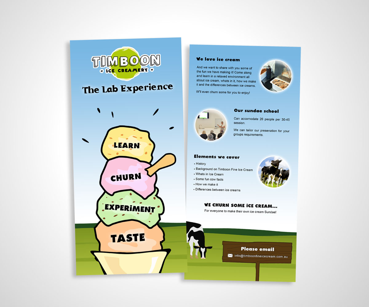 Flyer-Design von PRstudios für Timboon Fine Ice cream | Design #15034396