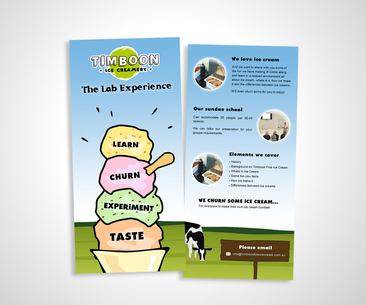 Flyer-Design von PRstudios für Timboon Fine Ice cream | Design #15034397