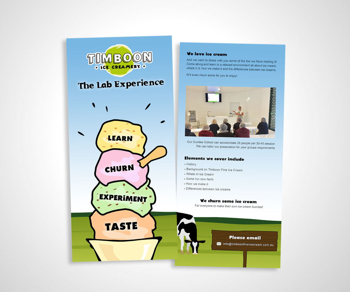 Flyer-Design von PRstudios für Timboon Fine Ice cream | Design #15034398