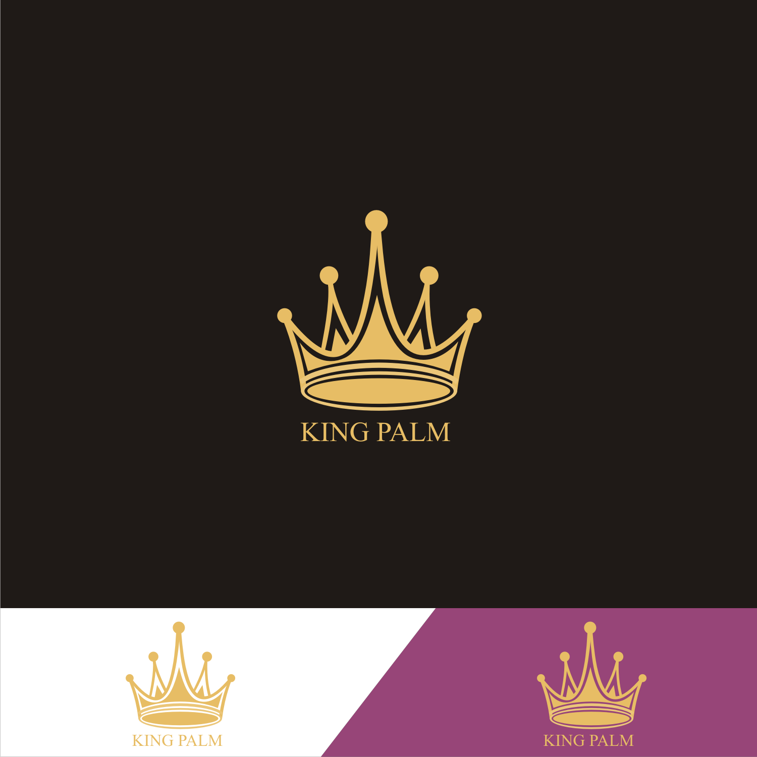 Logo Design by Zk design for King Palms | Design #16716718