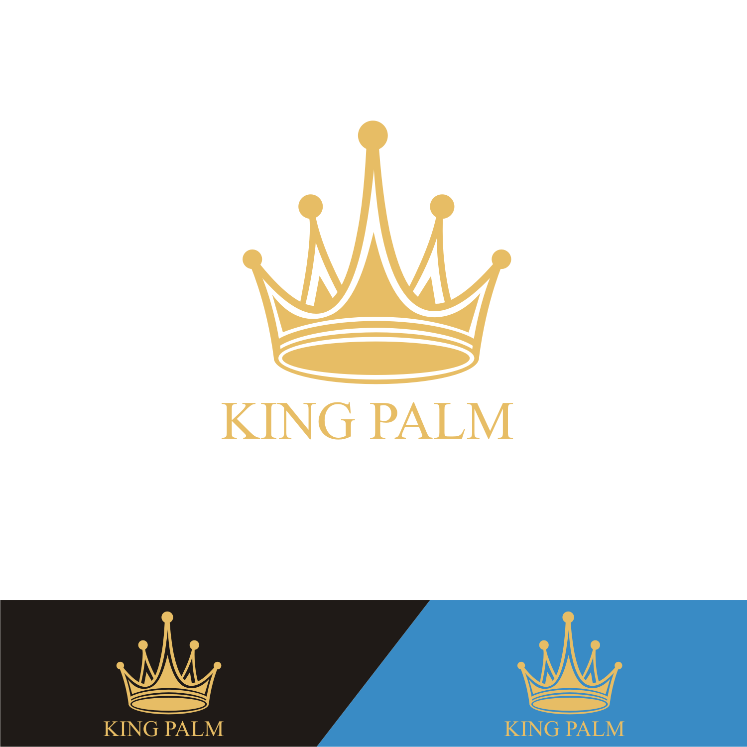 Logo Design by Zk design for King Palms | Design #16788601