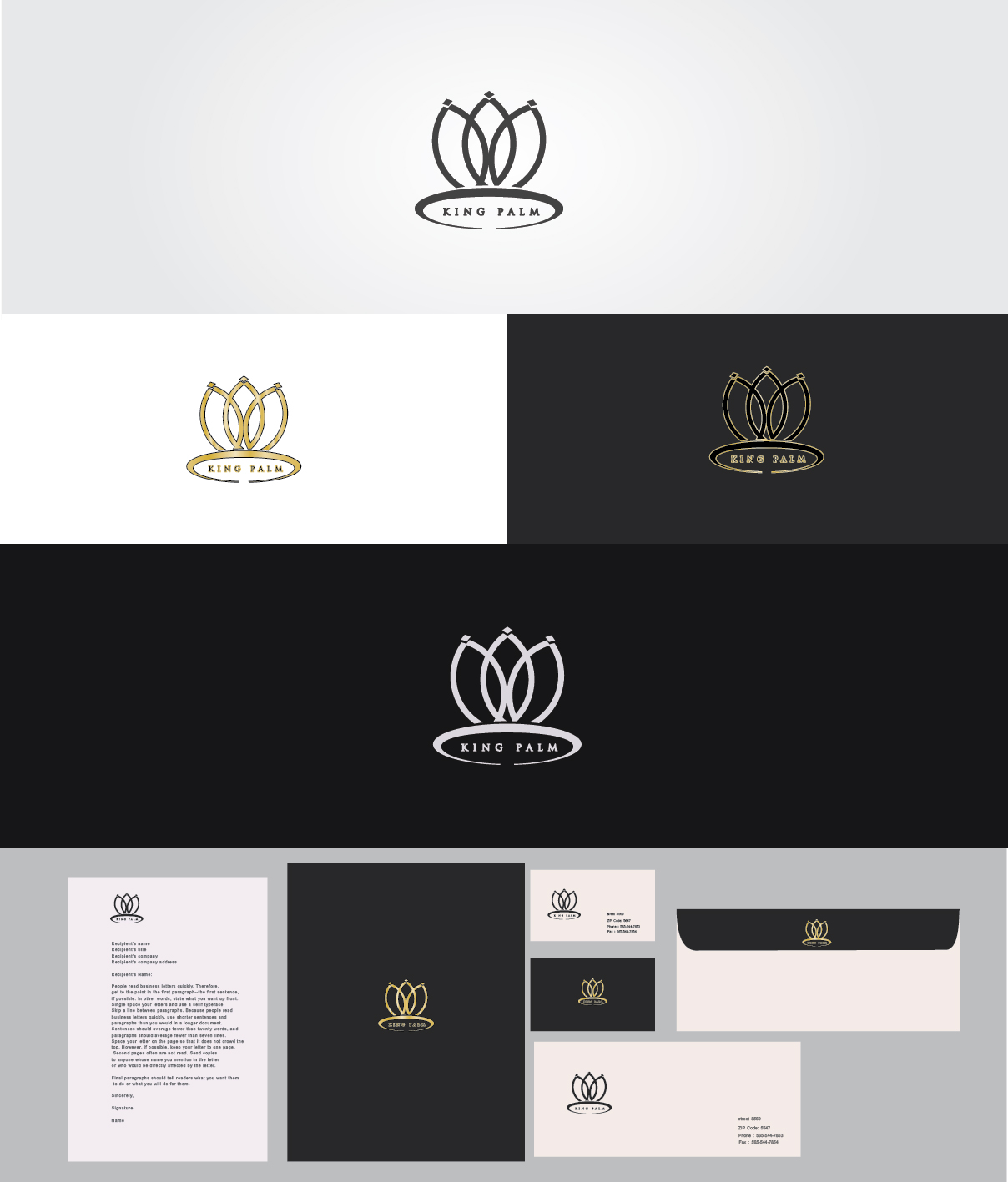 Logo Design by alizainbarkat for King Palms | Design #16671670