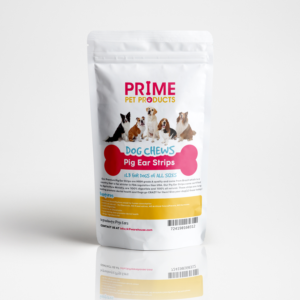 Dog Treats - Pig Ear Strips for Prime Pet Products | Packaging Design by WHollis63
