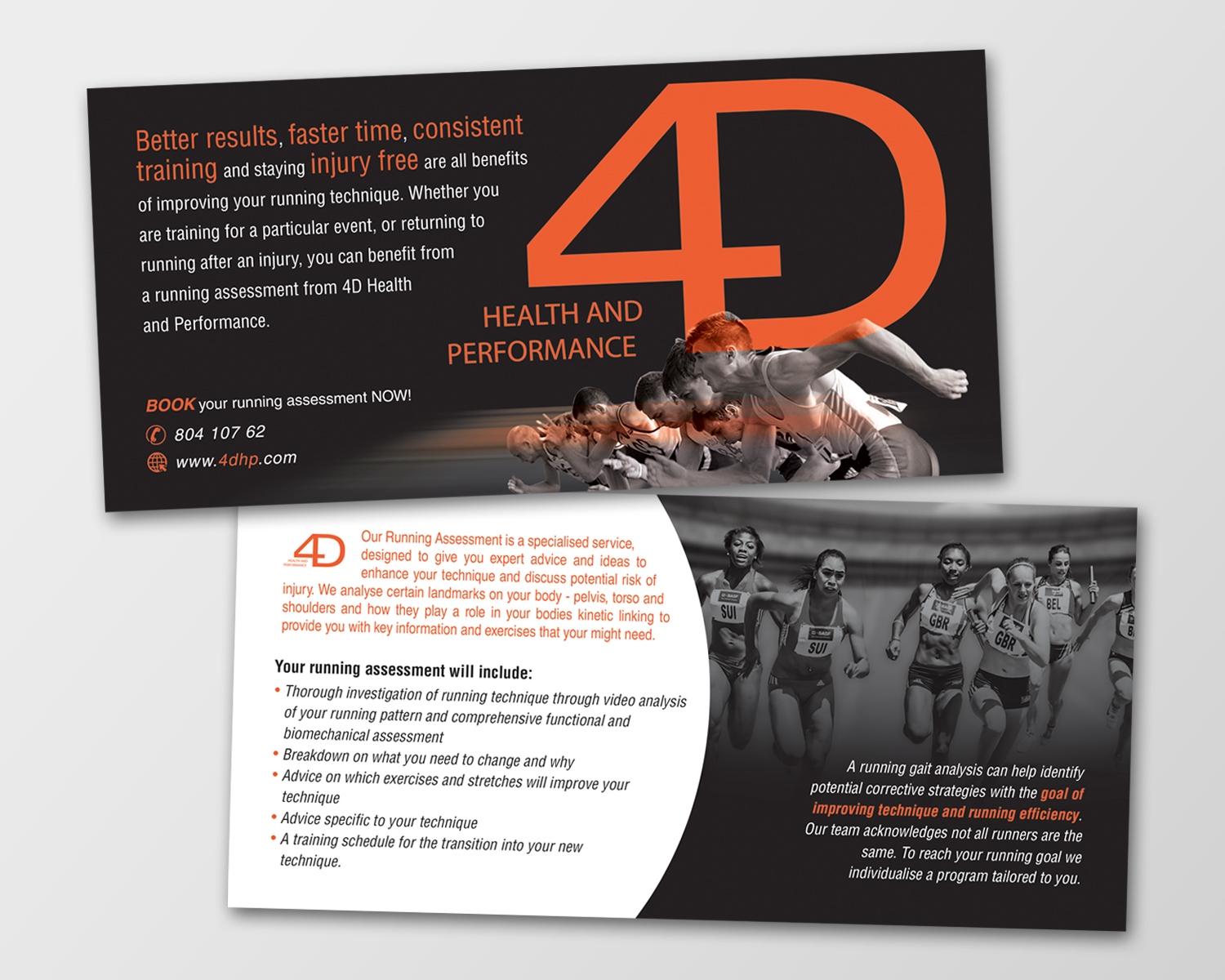 Design de Flyer par - SWING - pour 4D Health and Performance | Design #14985095
