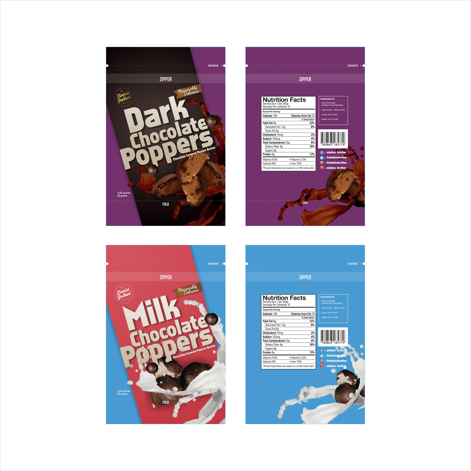 Diseño de Empaque por fanysejati para Simkins' Brothers Sweets | Diseño #14910147