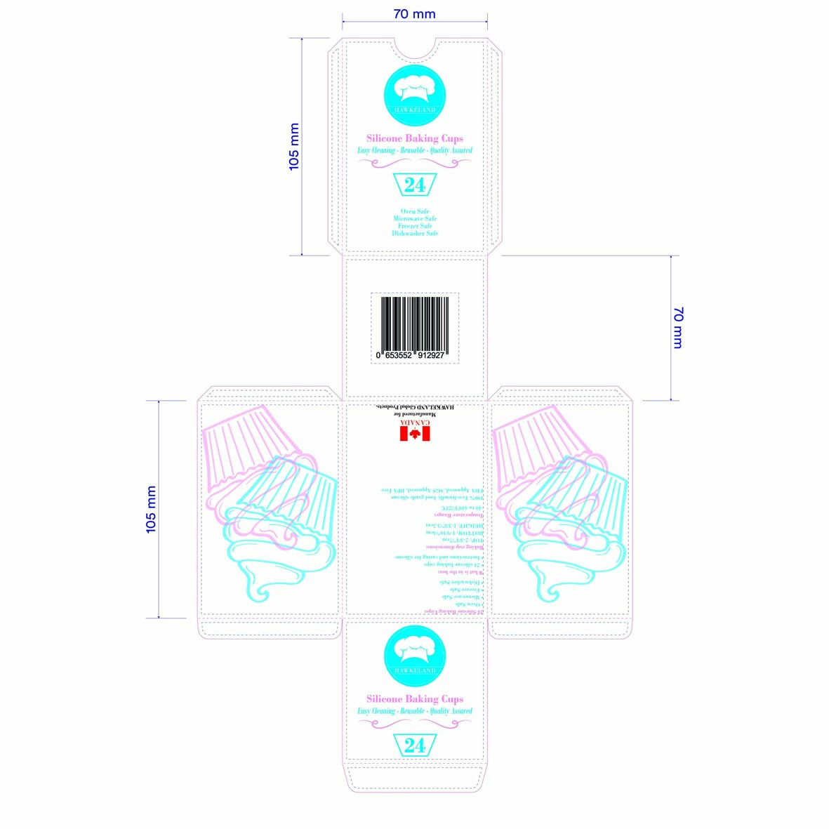 Diseño de Empaque por EzraHollingsworth para hawke trading company | Diseño #14904845