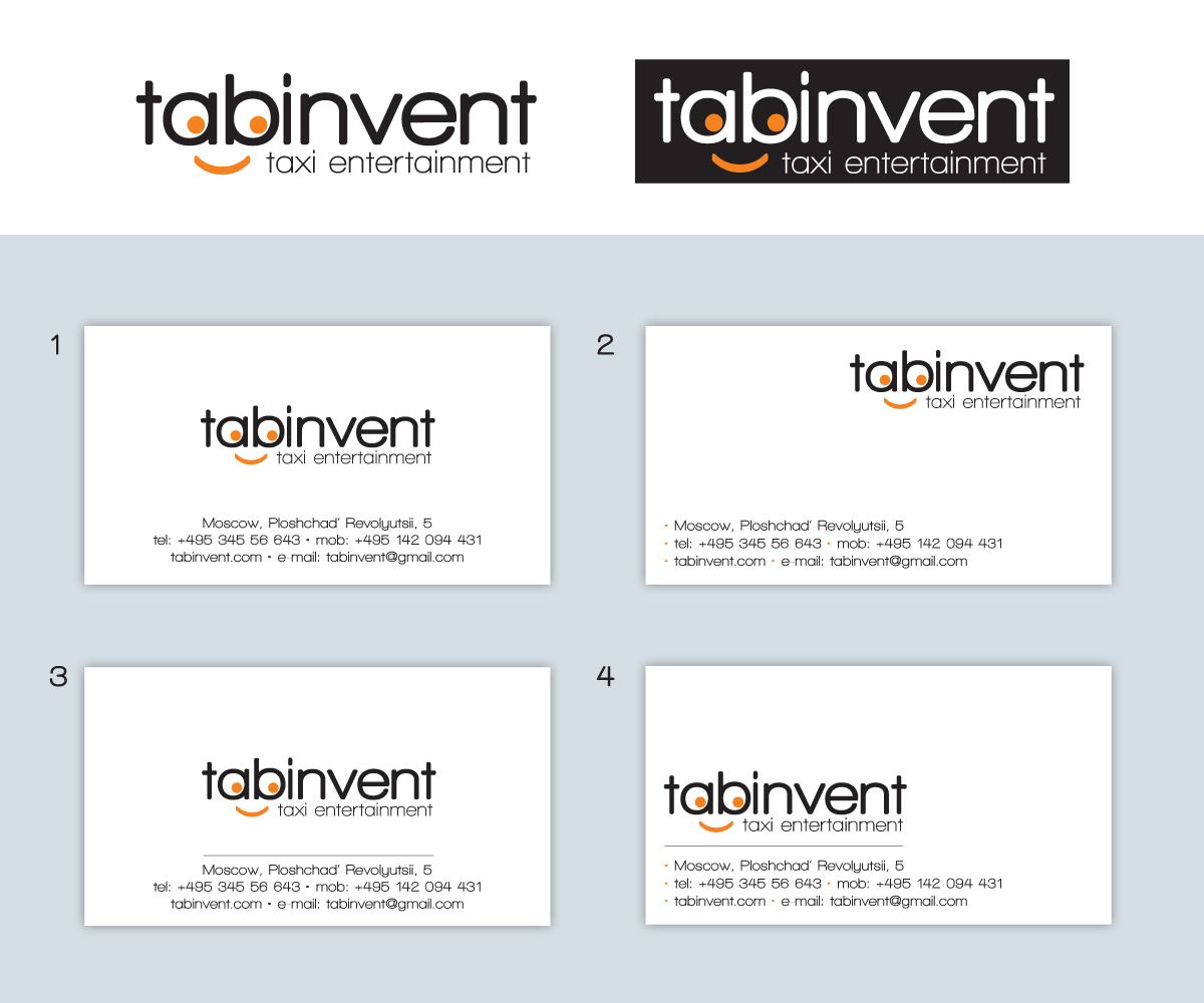 Design de Carte de Visite par  sasha pour TabInvent | Design #2646275
