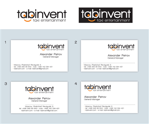 Business Card Design by  sasha for TabInvent | Design: #2646599