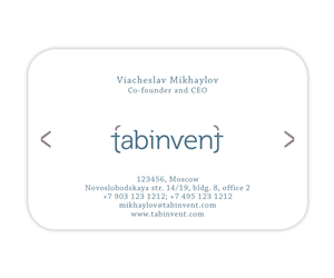 Business Card Design by Magic-Wand for TabInvent | Design: #2659431