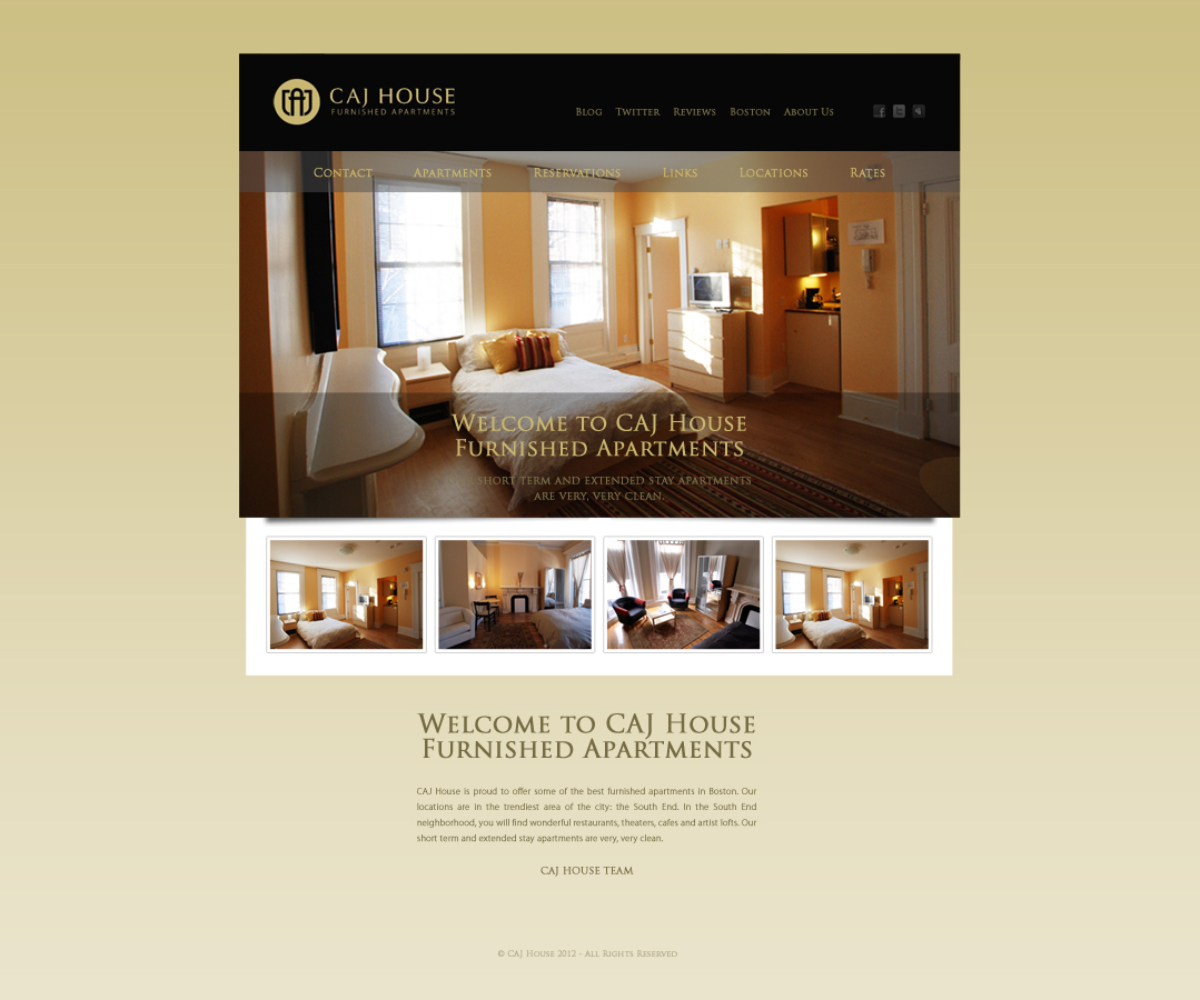 Web Design par Fifoconsult pour CAJ House | Design #568417