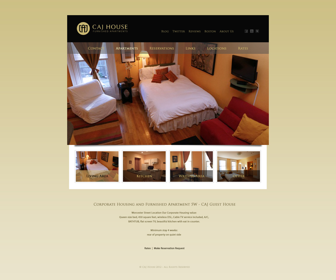 Web-Design von Fifoconsult für CAJ House | Design #568865