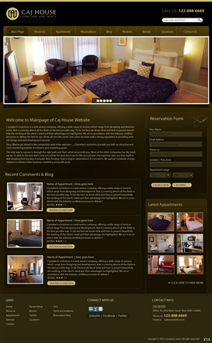 Web Design by pb for CAJ House | Design: #573814